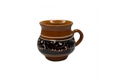 Cănuță ceramică mică maro